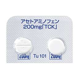 アセトアミノフェン錠200mg「TCK」