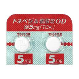 ドネペジル塩酸塩OD錠5mg「TCK」