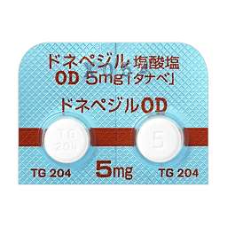 ドネペジル塩酸塩OD錠5mg「タナベ」