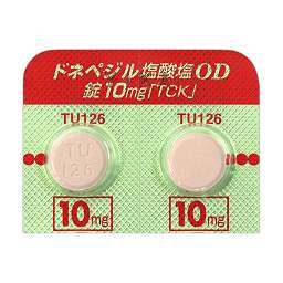 ドネペジル塩酸塩OD錠10mg「TCK」