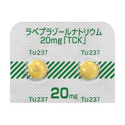 ラベプラゾールナトリウム錠20mg「TCK」