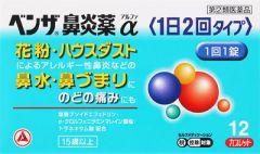 ベンザ鼻炎薬α＜１日２回タイプ＞　１２錠の画像