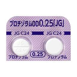 ブロチゾラムOD錠0.25mg「JG」