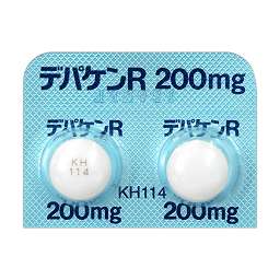 デパケンR錠200mg［抗てんかん剤、躁病・躁状態治療剤］