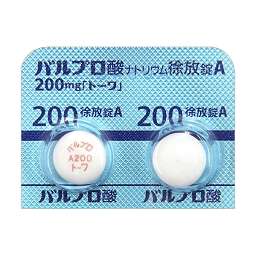 バルプロ酸ナトリウム徐放錠A200mg「トーワ」［片頭痛治療剤］