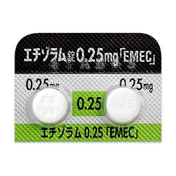 エチゾラム錠0.25mg「EMEC」