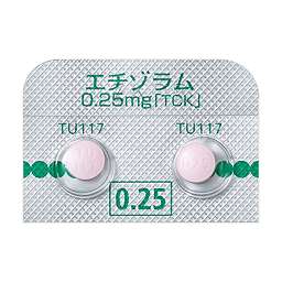 エチゾラム錠0.25mg「TCK」