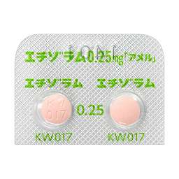 エチゾラム錠0.25mg「アメル」