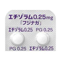 エチゾラム錠0.25mg「フジナガ」