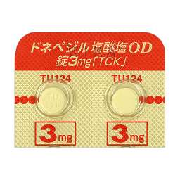 ドネペジル塩酸塩OD錠3mg「TCK」