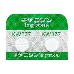 チザニジン錠1mg「アメル」