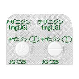 チザニジン錠1mg「JG」