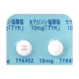 セチリジン塩酸塩錠１０ｍｇ「ＴＹＫ」