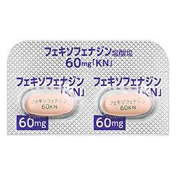 フェキソフェナジン塩酸塩錠60mg Kn の基本情報 作用 副作用 飲み合わせ 添付文書 Qlifeお薬検索