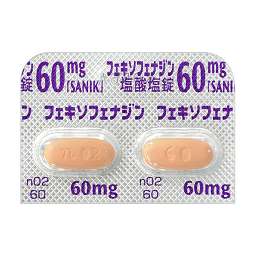 フェキソフェナジン塩酸塩錠60mg Ee の基本情報 作用 副作用 飲み合わせ 添付文書 Qlifeお薬検索