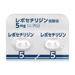 レボセチリジン塩酸塩錠5mg ニプロ の基本情報 作用 副作用 飲み合わせ 添付文書 Qlifeお薬検索