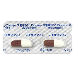 アモキシシリンカプセル250mg「日医工」［ヘリコバクター・ピロリ除菌］