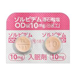 ゾルピデム酒石酸塩OD錠10mg「日医工」